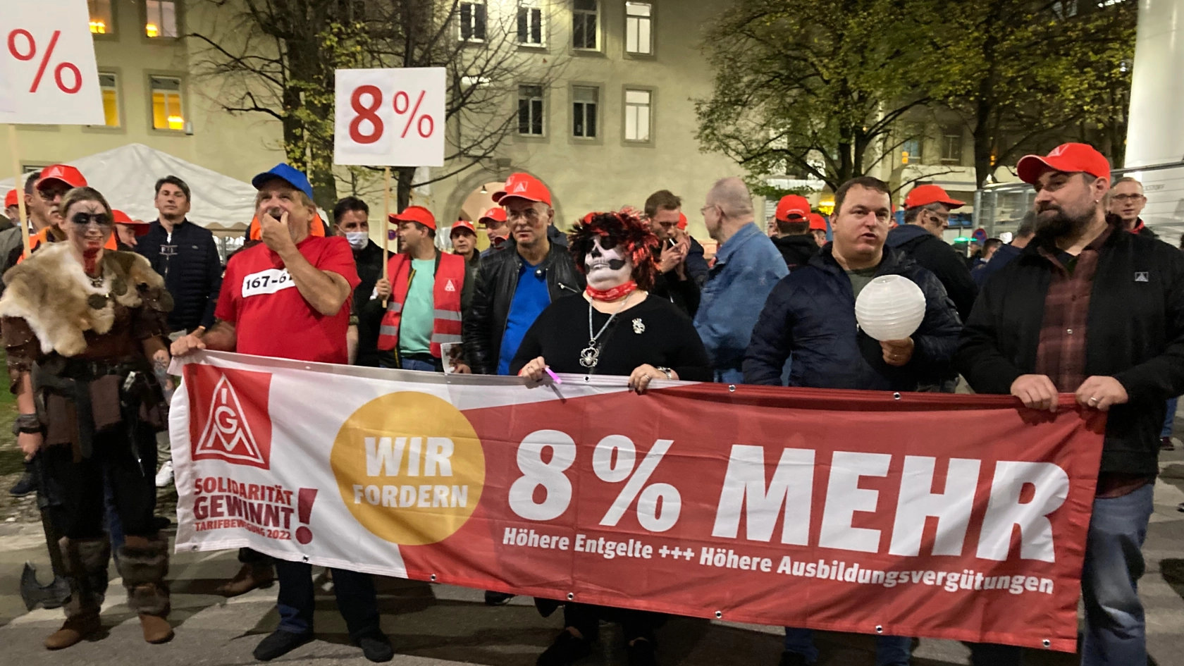 Warnstreik Metall&Elektro Tarifrunde 2022 RF360 München