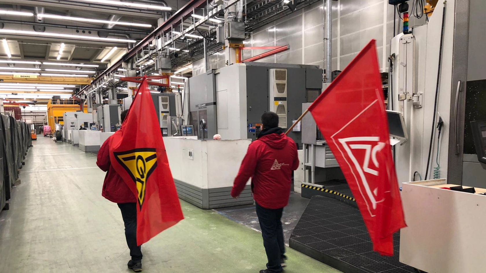 Warnstreik Metall&Elektro Tarifrunde 2022 Siemens Healthineers Kemnath