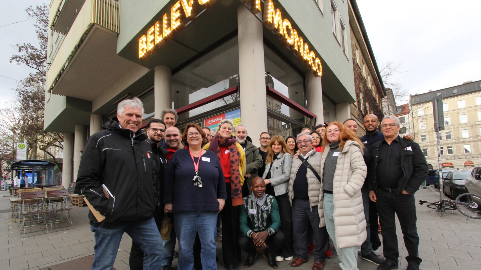 Antirassismus und Vielfalt – für diese Werte stehen IG Metall, Flüchtlingsrat und Bellevue di Monaco