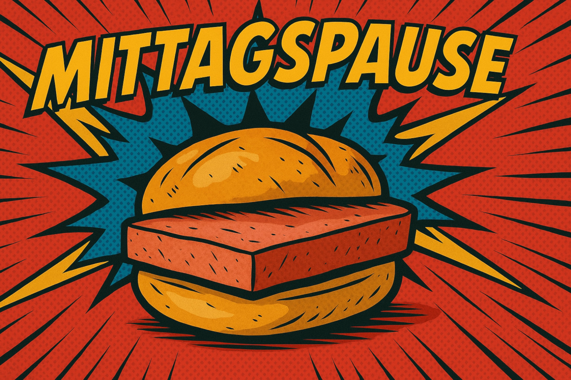 Leberkaesesemmel Mittagspause