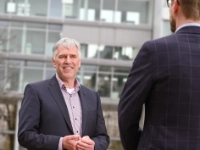 Horst Ott im Pressegespräch