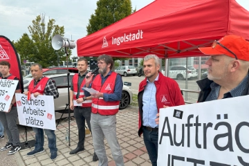 1. Warnstreik bei PSW Gaimersheim