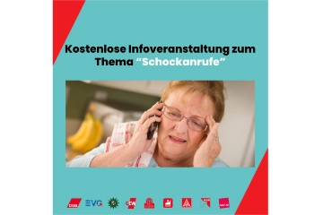 Informationsveranstaltung zum Thema „Schockanrufe“