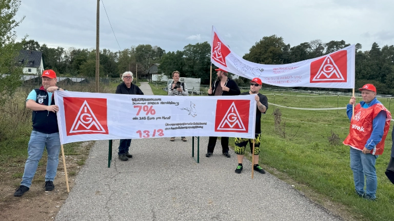 Warnstreik bei Schwan STABILO Heroldsberg 