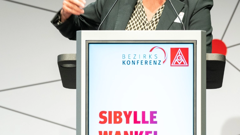 Grußwort von Sibylle Wankel, Erste Bevollmächtigte der IG Metall München