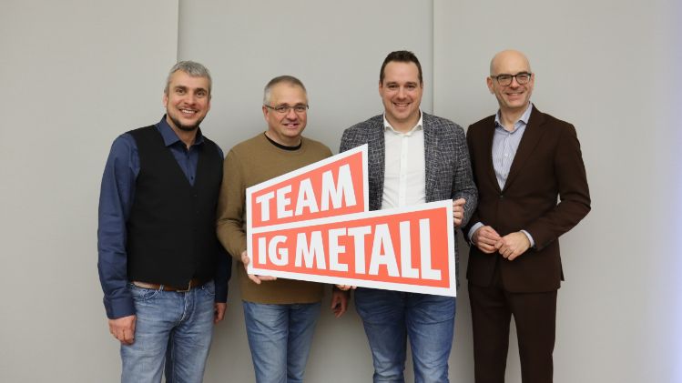 Pressefoto IGM Ingolstadt Airbus Leitungsteam